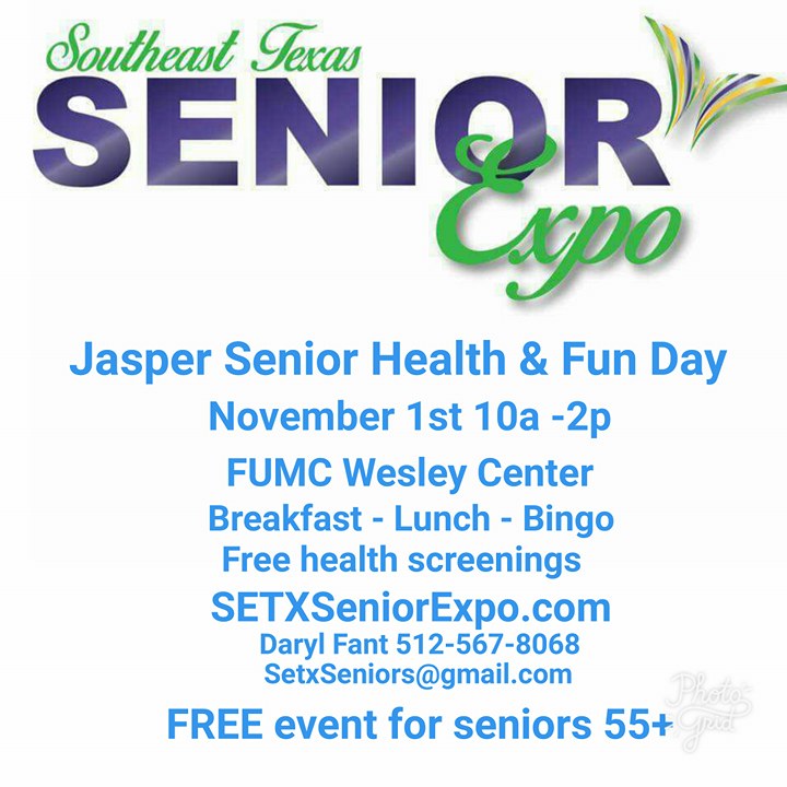 Senior expo Jasper TX, Jasper Senior Expo, Health Fair Jasper TX, senior event Jasper TX, senior health Jasper TX, health screening Jasper TX, 