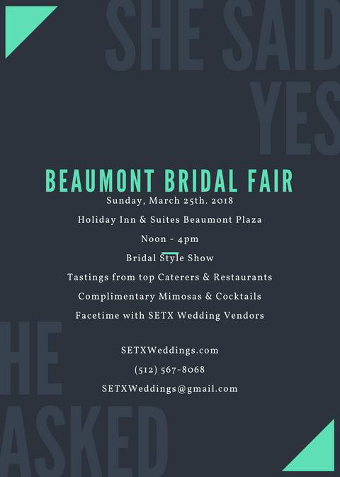Beaumont Bridal Fair, Southeast Texas wedding events, Golden Triangle bridal show, Bridal Traditions Beaumont, SEO Beaumont, Search Engine Optimization Beaumont TX