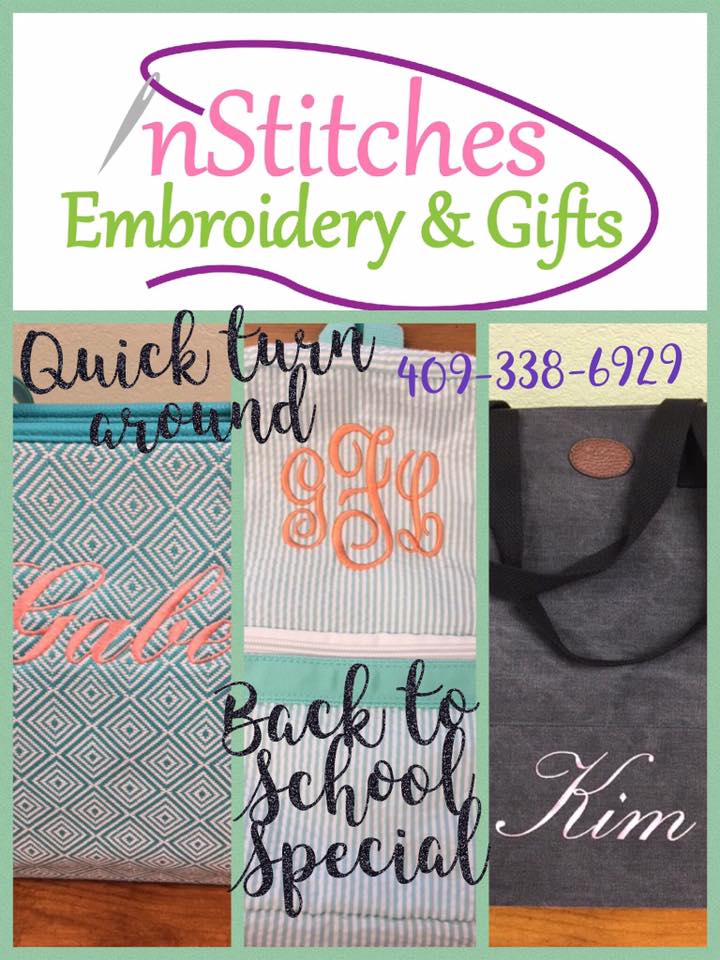embroidery Beaumont TX, embroidery Southeast Texas, SETX embroidery shop, wedding vendors Beaumont TX, baby gifts Beaumont TX