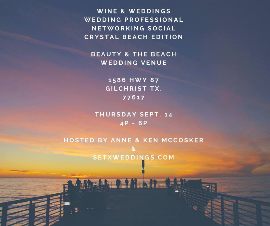wedding vendor social Crystal Beach, networking event Beaumont, networking event Port Arthur, Crystal Beach wedding, Crystal Beach TX, Rollover Pass